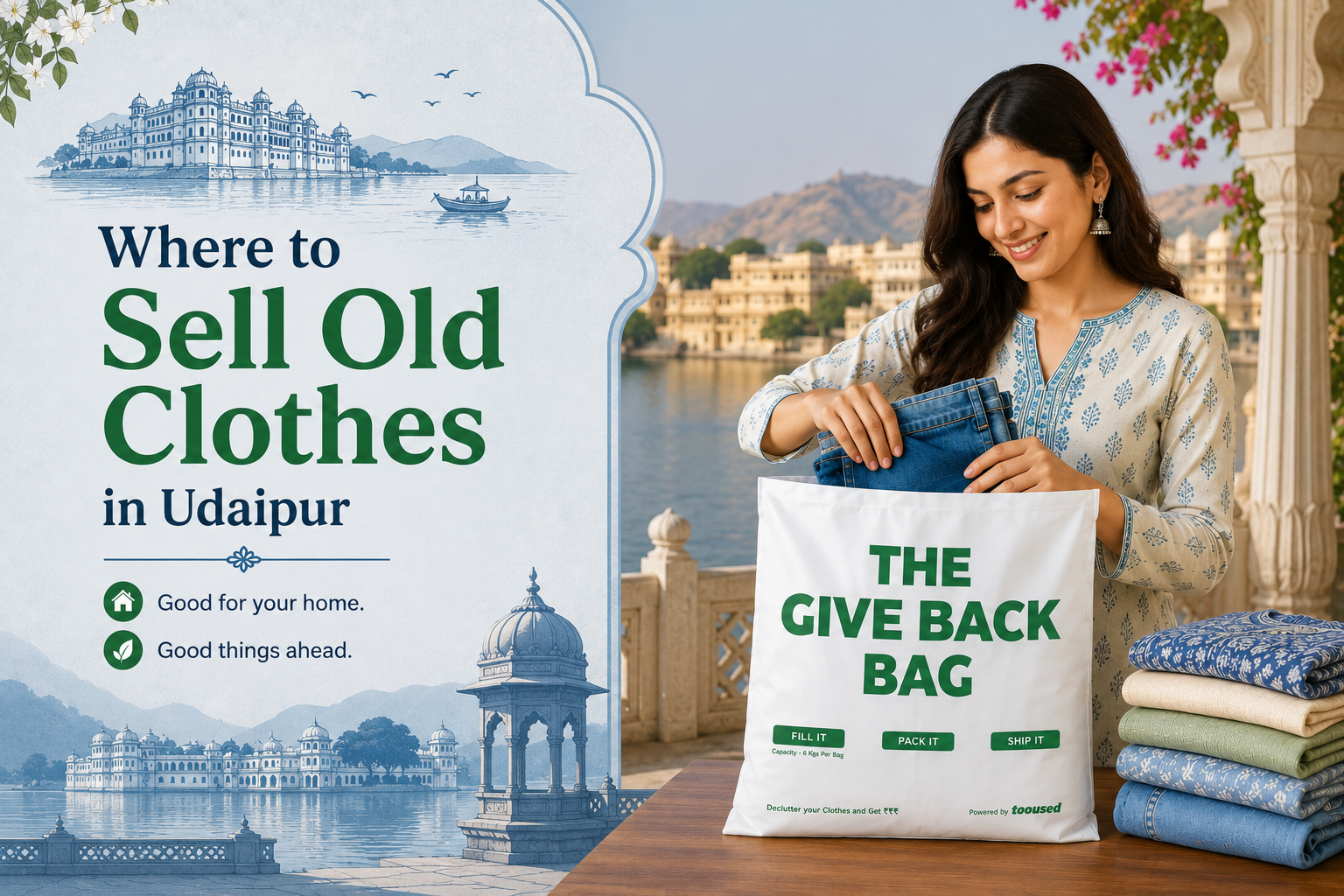 where to sell old clothes in Udaipur